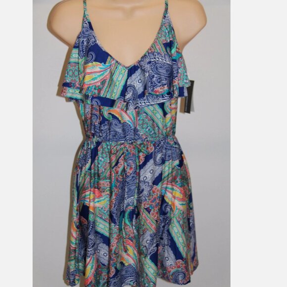 NWT Kenneth Cole Reaction Swimsuit Bikini Cover Up Dress OCN - Picture 1 of 4